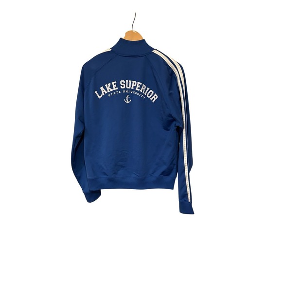Gear For Sports Jackets & Blazers - Lake Superior State University Track Jacket Retro Throwback Gear For Sports Sz S